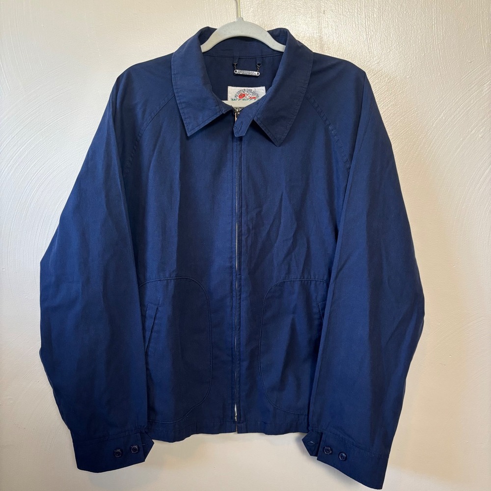 Vintage McGregor Men's Jacket Workwear Mechanic Zip Up Cotton‎ Blue Size XL